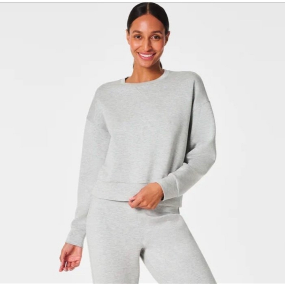 SPANX Heather Gray Top